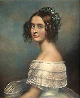 Stieler, Joseph Karl - Portrait of Alexandra Amalia Prinzessin von Bayern